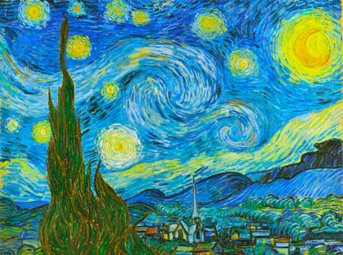 cielo stellato van Gogh